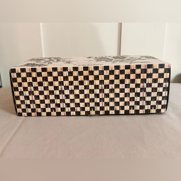 MacKenzie Childs courtly check moose candle holders holiday checkered whimsical - Picture 5 of 11